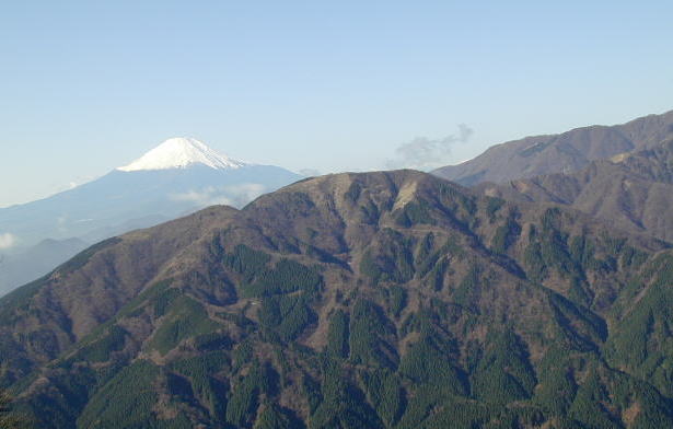 Mt. Fuji over Mt. San-no-tou