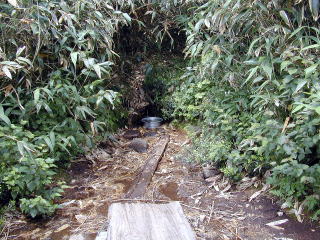 Water stream near Mitsuishi Hut