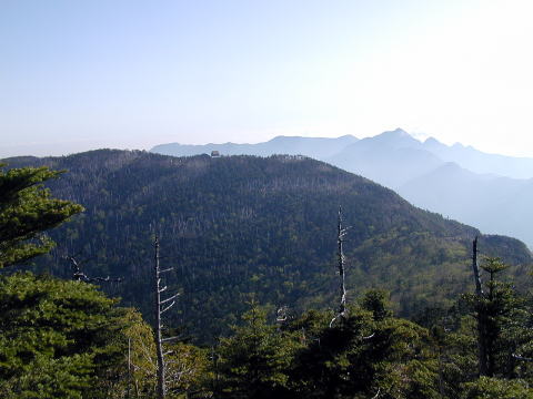 North view from Hakkyogatake Top