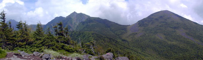 Panoramic view from Nisidake Summit.