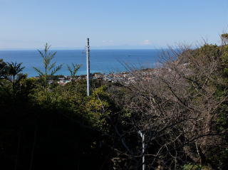 七面山展望台の眺め